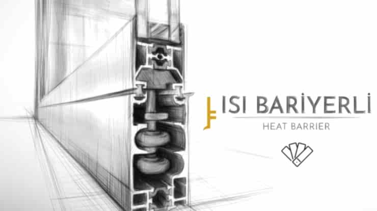 Isı bariyerli ısıcamlı cam balkon sistemi